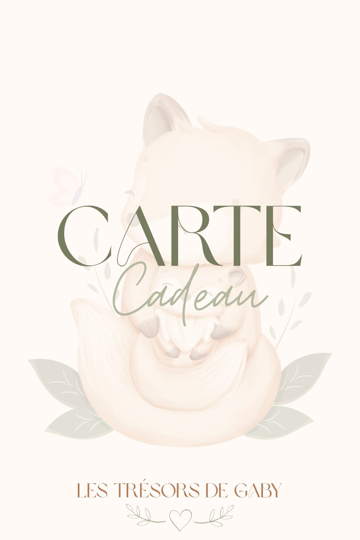 Carte-cadeau Les Trésors de Gaby