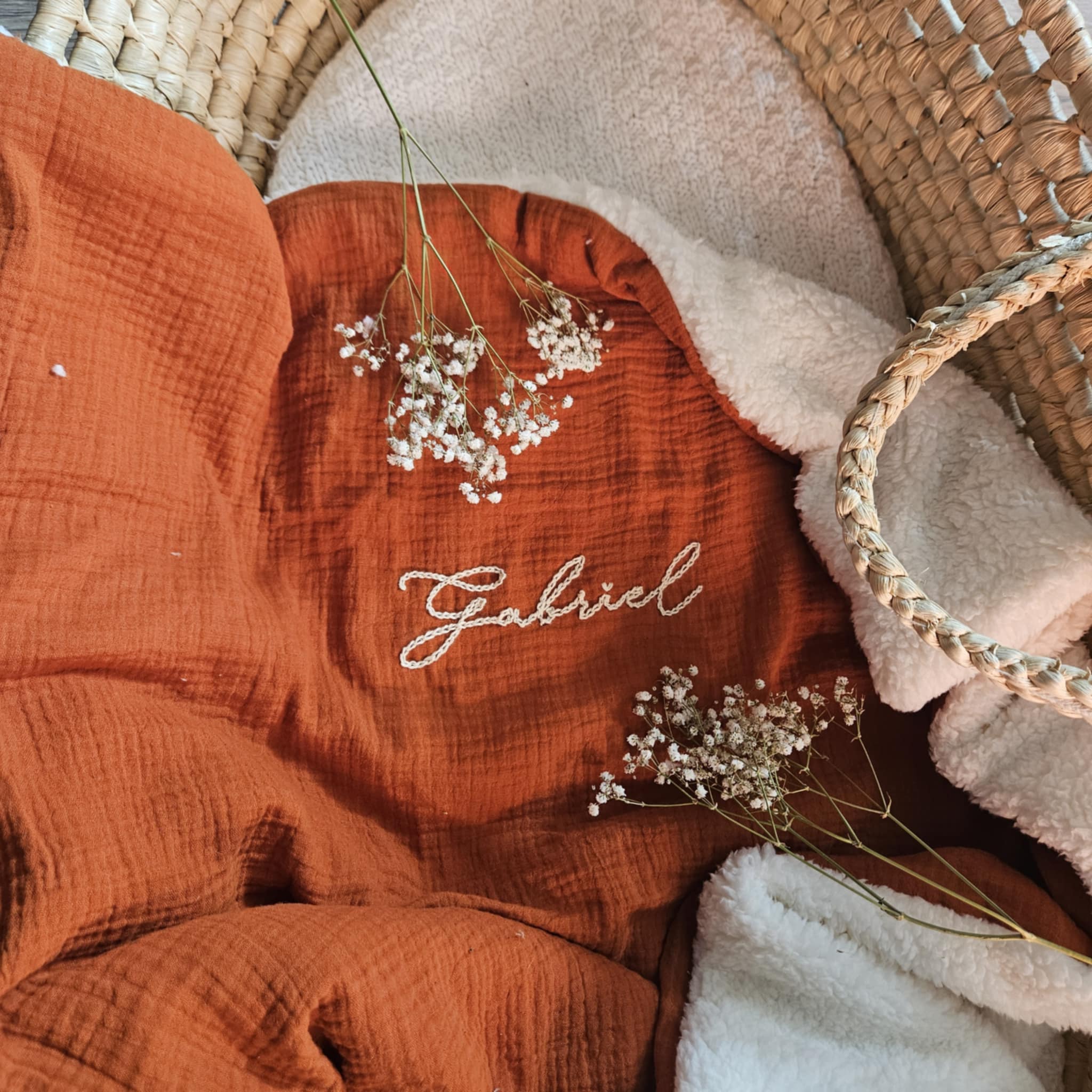 Couverture pour bébé et enfant - Uni - Différents coloris - Les Trésors de Gaby