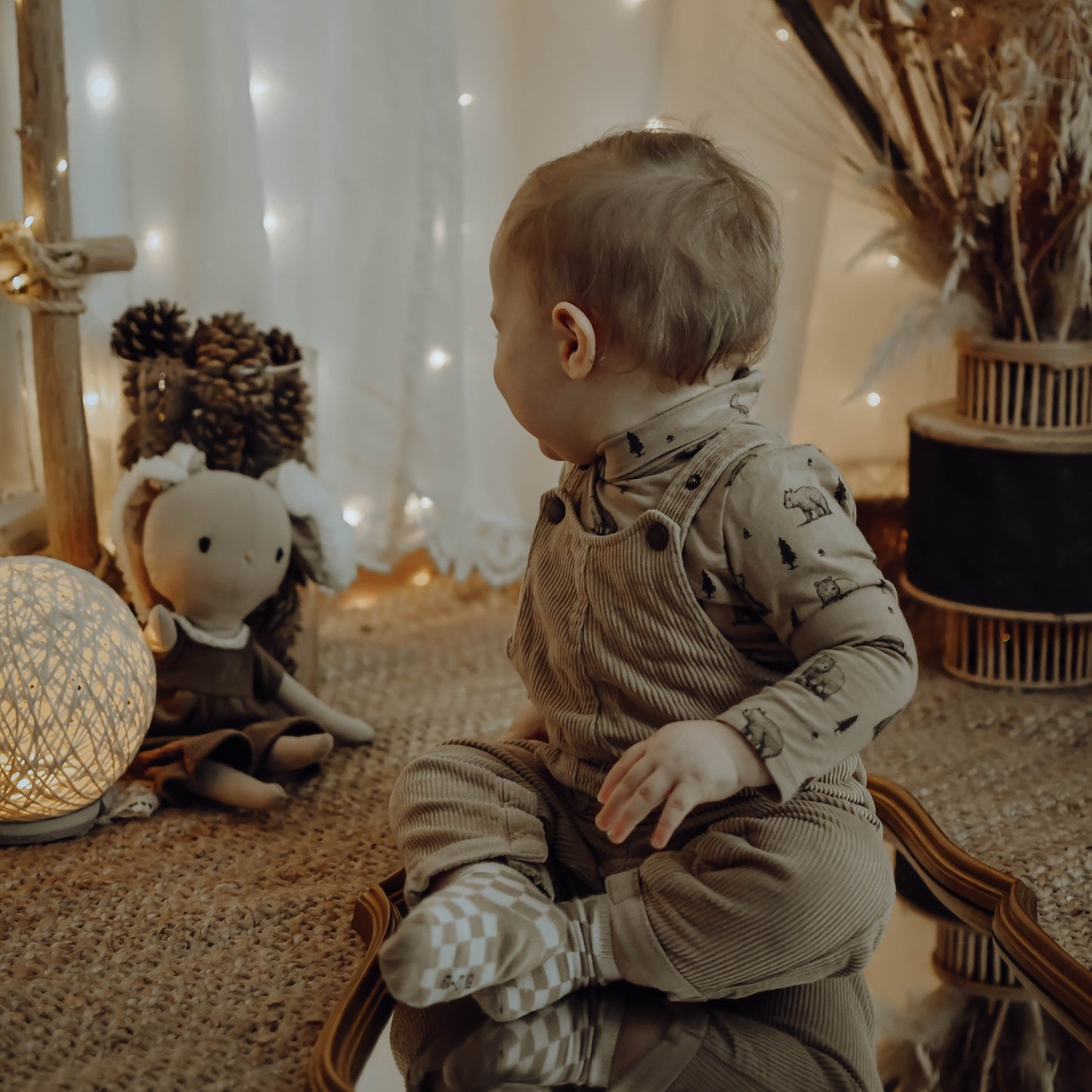Doudou Lapin GABY - Fait Main - Personnalisable