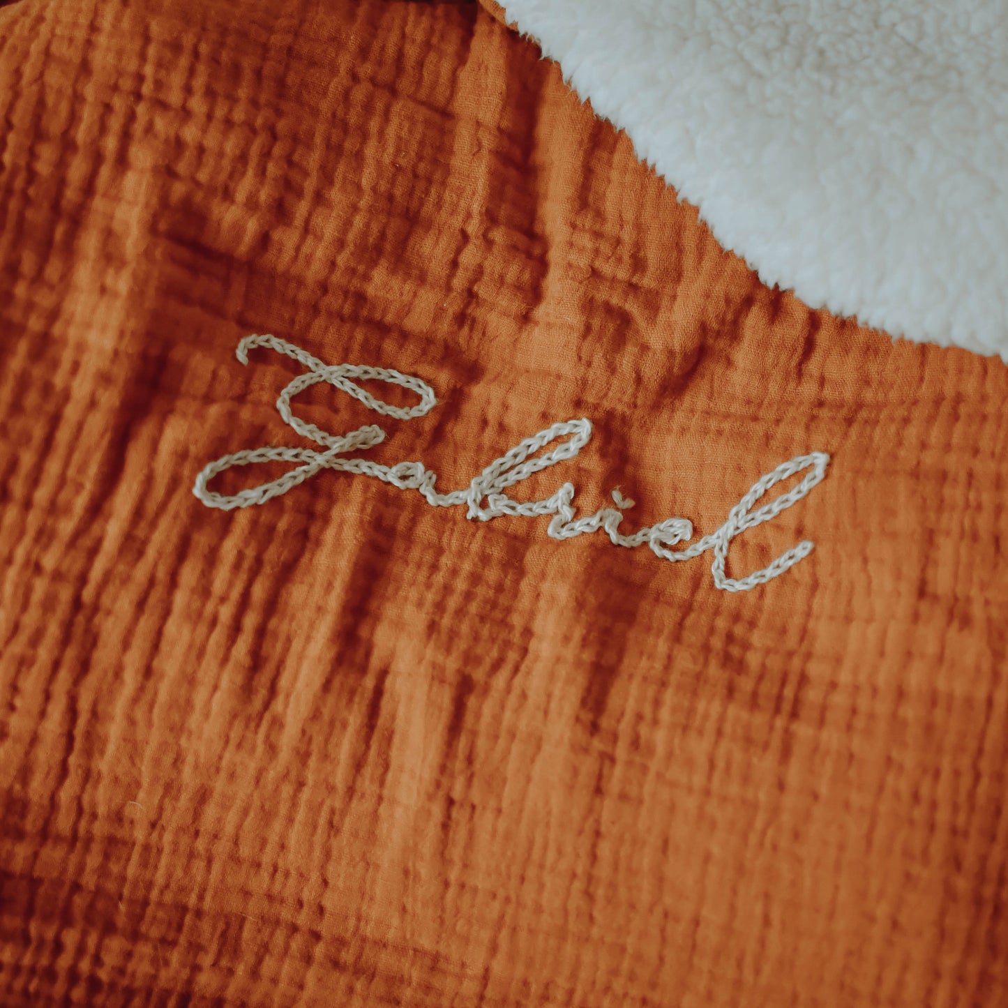 Couverture Personnalisable Raphaël - Double Gaze de Coton Uni