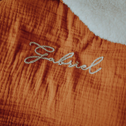 Couverture Personnalisable Raphaël - Double Gaze de Coton Uni