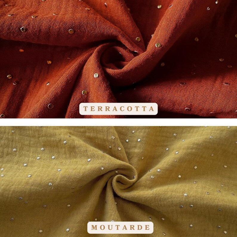 Couverture Personnalisable Malia - Double Gaze de Coton Etoilé