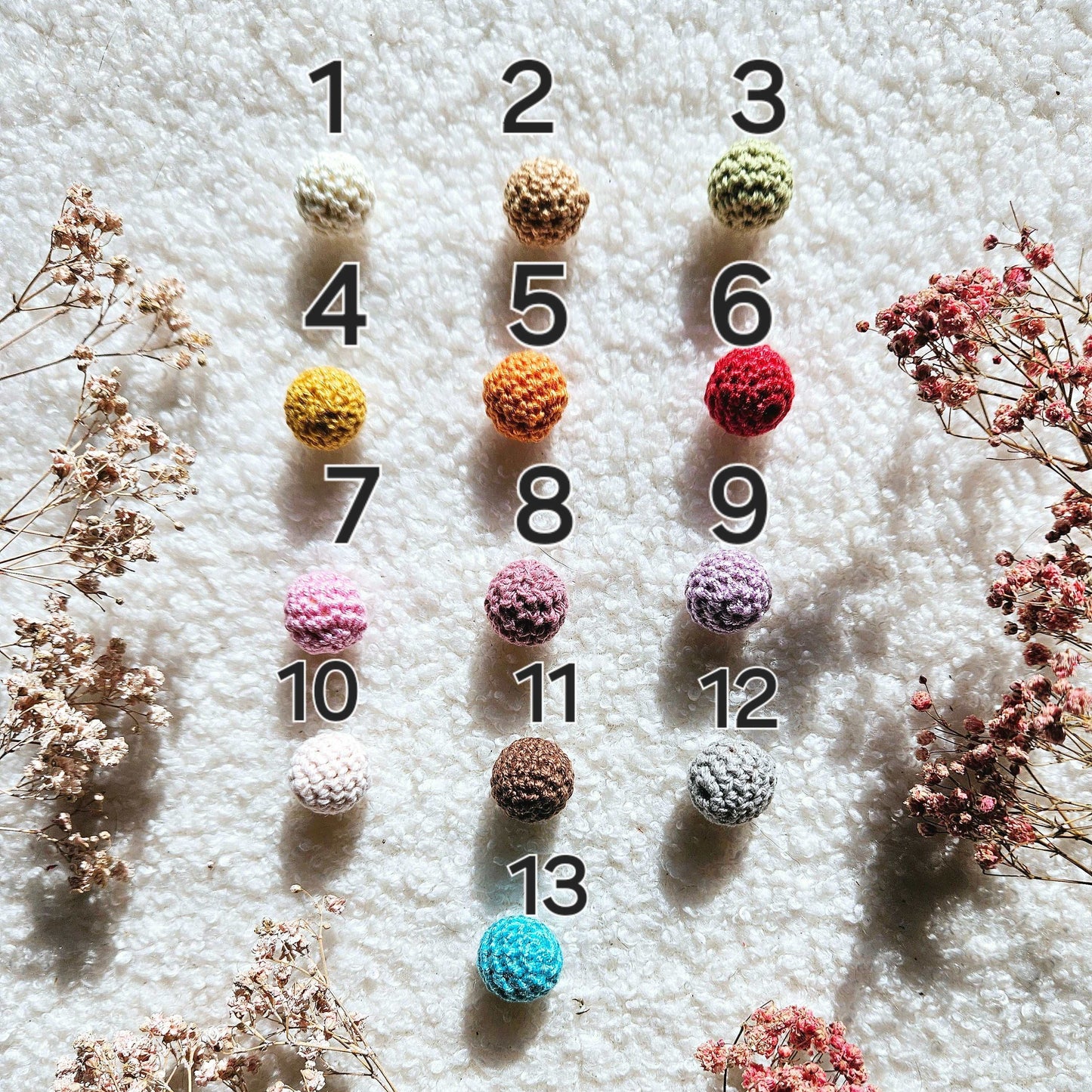 Attache Tétine Crochet Personnalisable - Les Trésors de Gaby