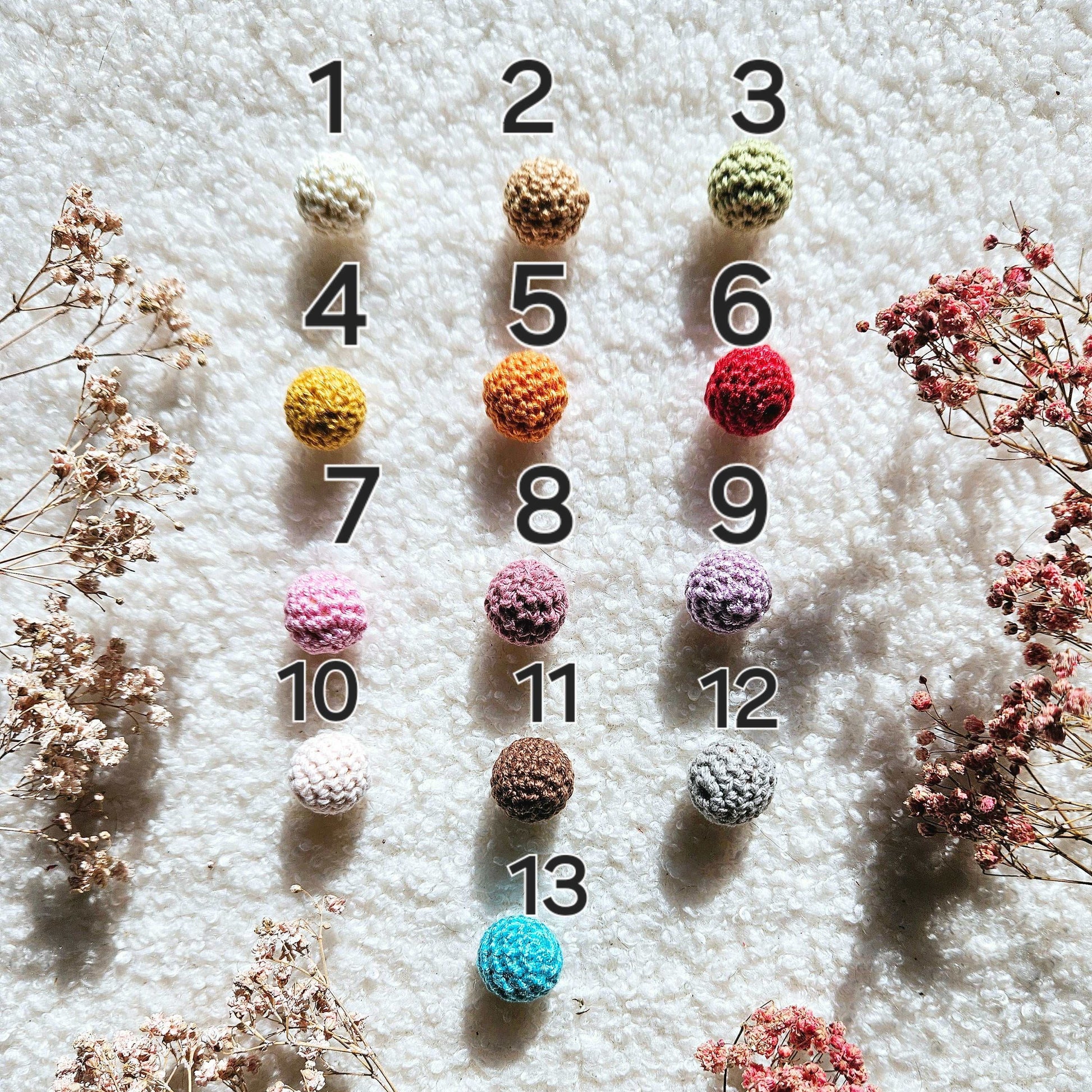 Attache Tétine Crochet Personnalisable - Les Trésors de Gaby